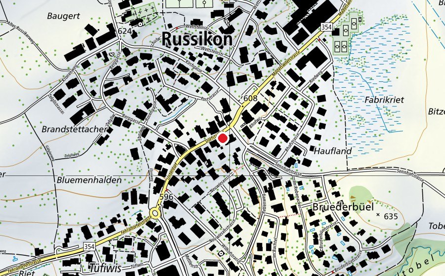 Map showing the location of Russiker Kinderlager (RUKILA) (Childcare)