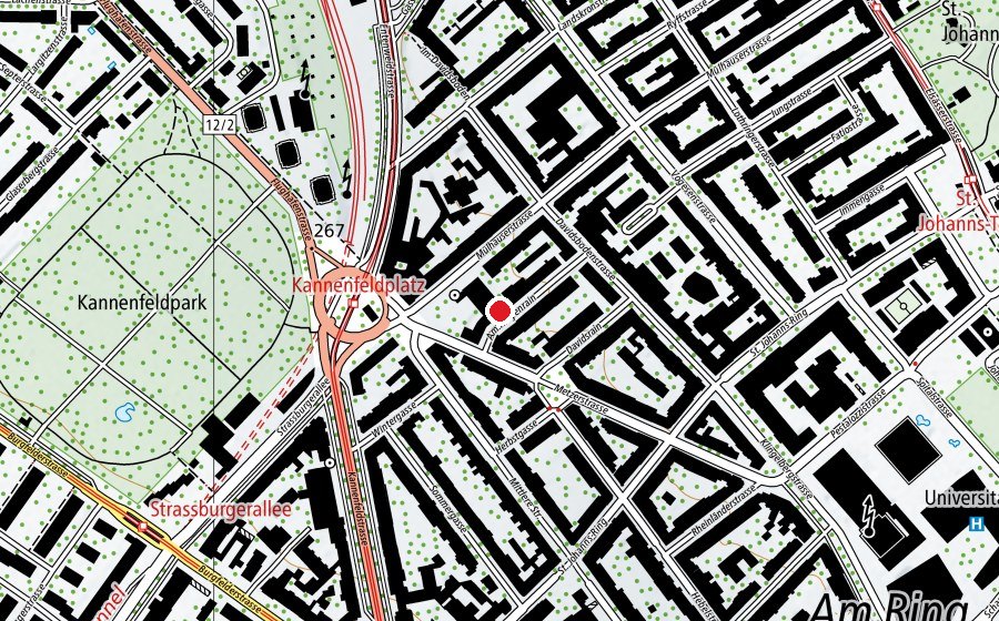 Carte indiquant l’emplacement de Schulexterne Tagesstruktur St. Peter (Crèche)