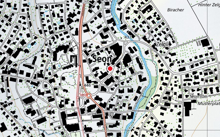 Mappa con la posizione di Sonnenblume (Asilo nido)