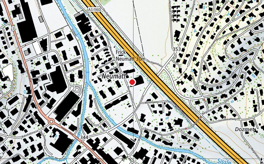 Mappa con la posizione di Spielgruppe Chnopfdruckli (Asilo nido)