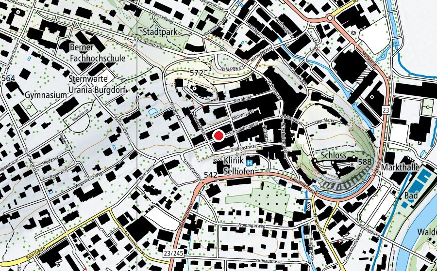 Mappa con la posizione di Spielgruppe ChönigsChing (Asilo nido)