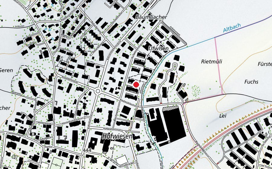Carte indiquant l’emplacement de Spielgruppe Sunneschii (Crèche)