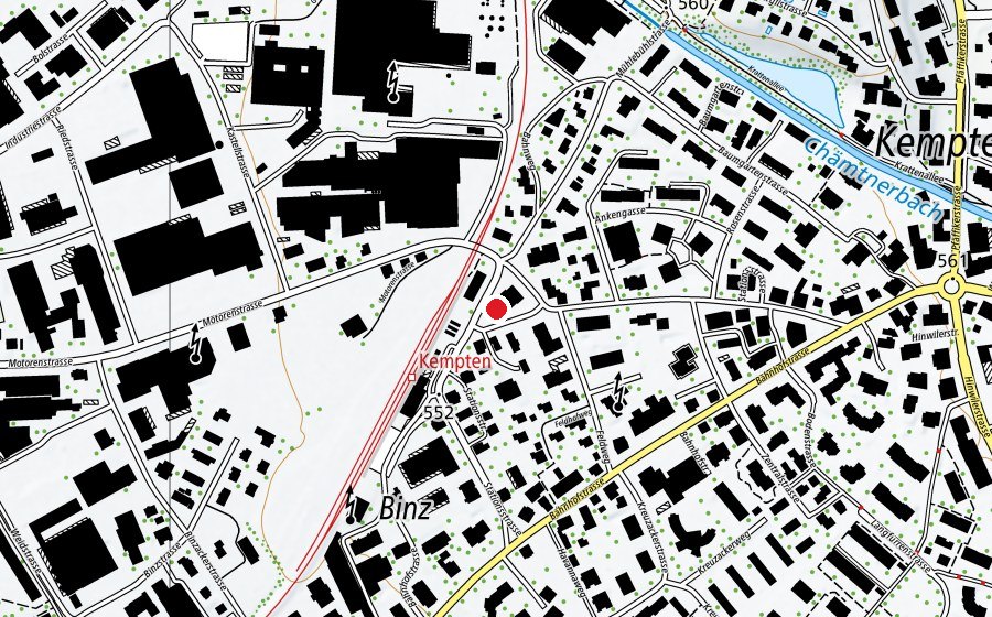 Mappa con la posizione di Spielgruppe Wunderland (Asilo nido)