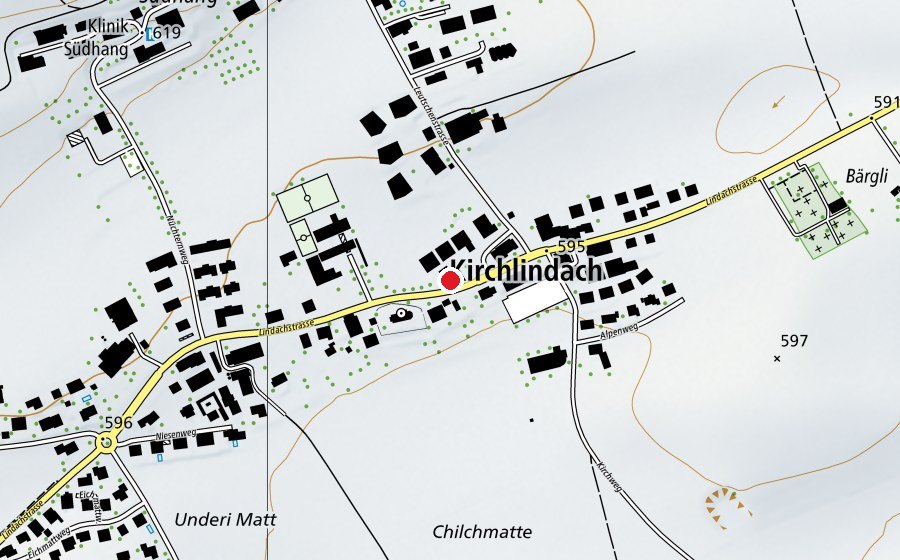 Mappa con la posizione di Spielgruppe Zick Zack (Asilo nido)