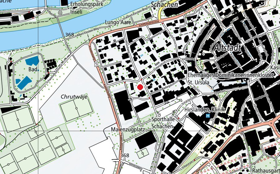 Mappa con la posizione di Spielvilla (Asilo nido)