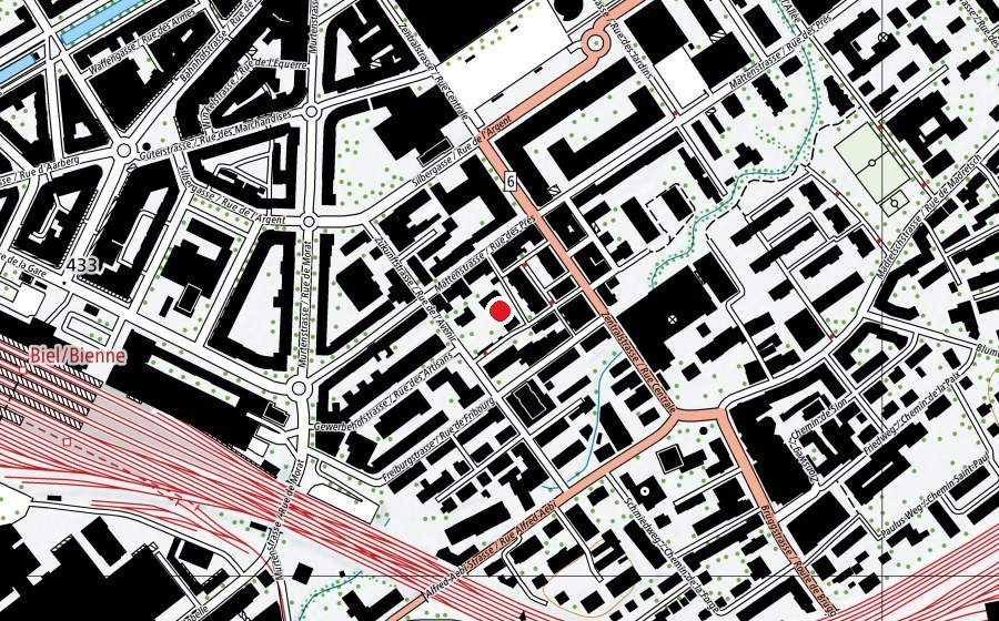 Carte indiquant l’emplacement de Städtische Kindertagesstätte Zukunft (Crèche)