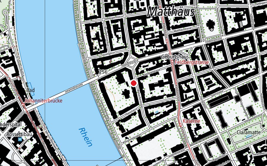 Carte indiquant l’emplacement de Stromboli (Crèche)