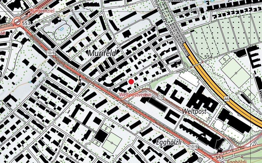 Map showing the location of Tagi Murifeld (Childcare)