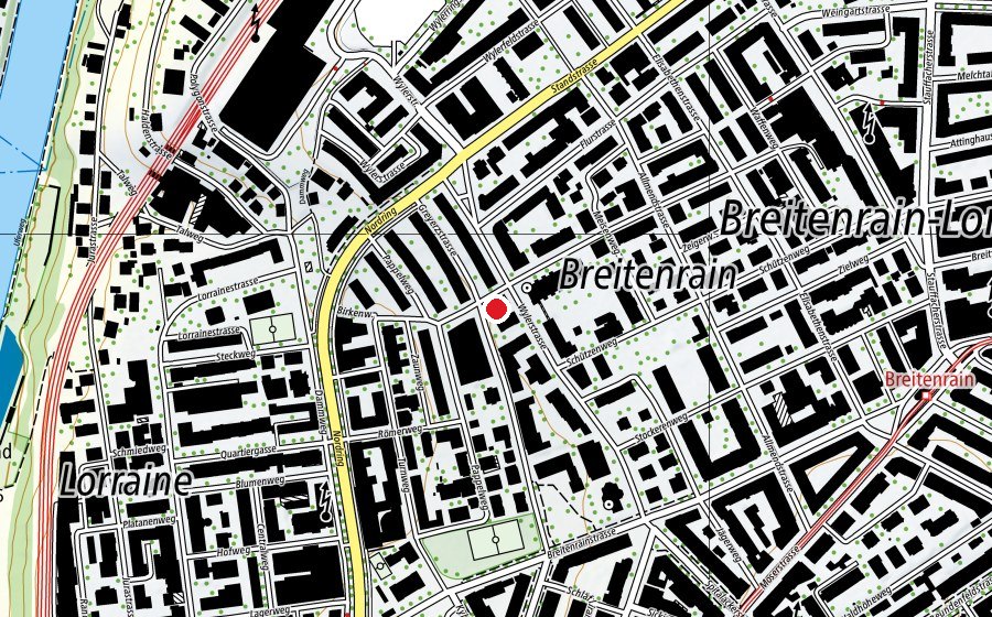 Map showing the location of Tagi Wyleregg (Childcare)