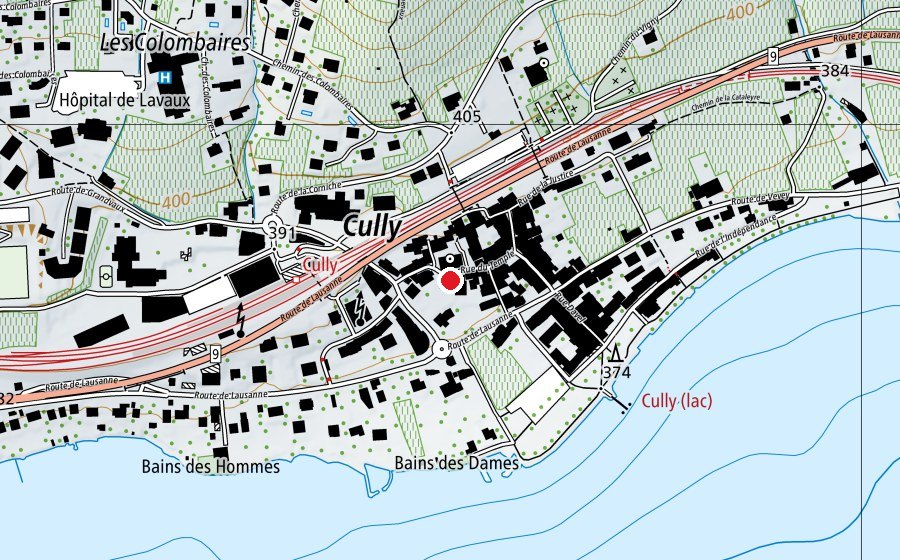 Map showing the location of UAPE la Capite (Childcare)
