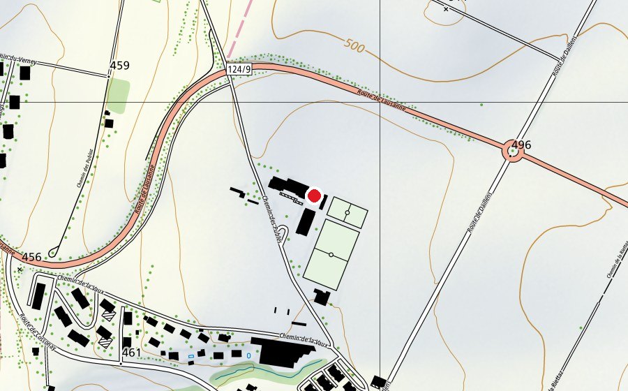 Mappa con la posizione di UAPE Les P'tits Guêpiers (Asilo nido)