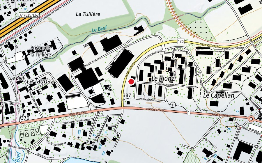 Map showing the location of Univers Montessori (Childcare)