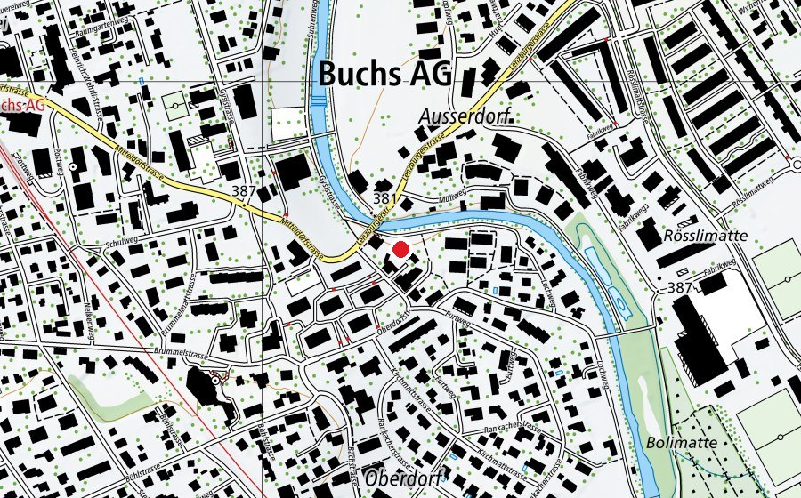 Mappa con la posizione di Villa Blau (Asilo nido)