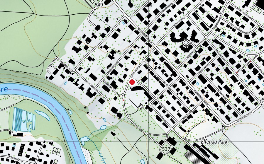 Mappa con la posizione di Waldkita Murifeld (Asilo nido)