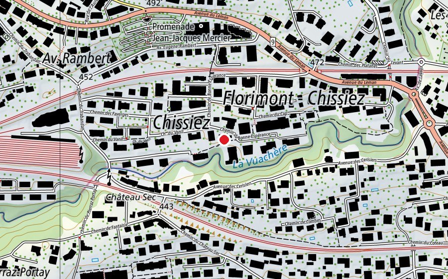 Mappa con la posizione di Zig zag zoug (Asilo nido)