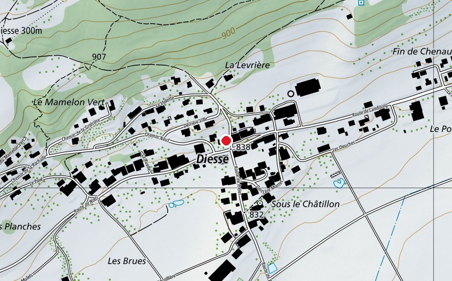 Mappa con la posizione di Ancien collège (Scuola)