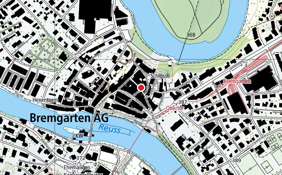 Carte indiquant l’emplacement de avenir Lerncenter (École)