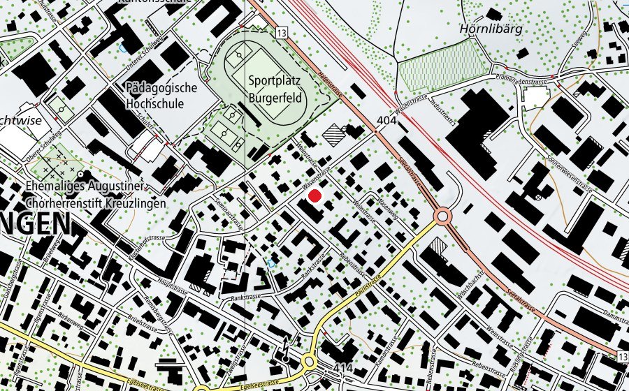 Carte indiquant l’emplacement de Ballettschule Kreuzlingen (École)