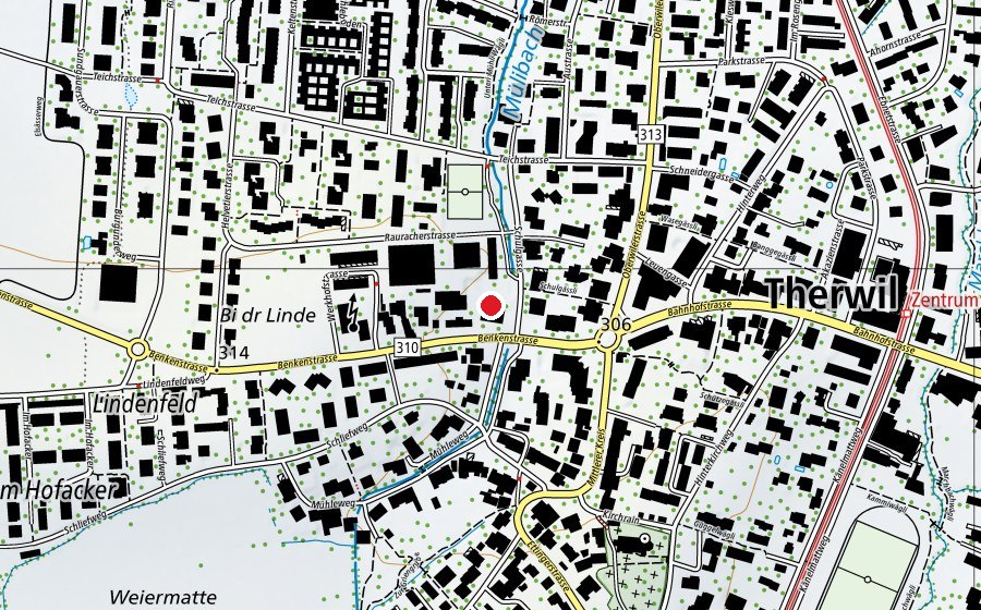 Mappa con la posizione di Benkenschulhaus (Scuola)