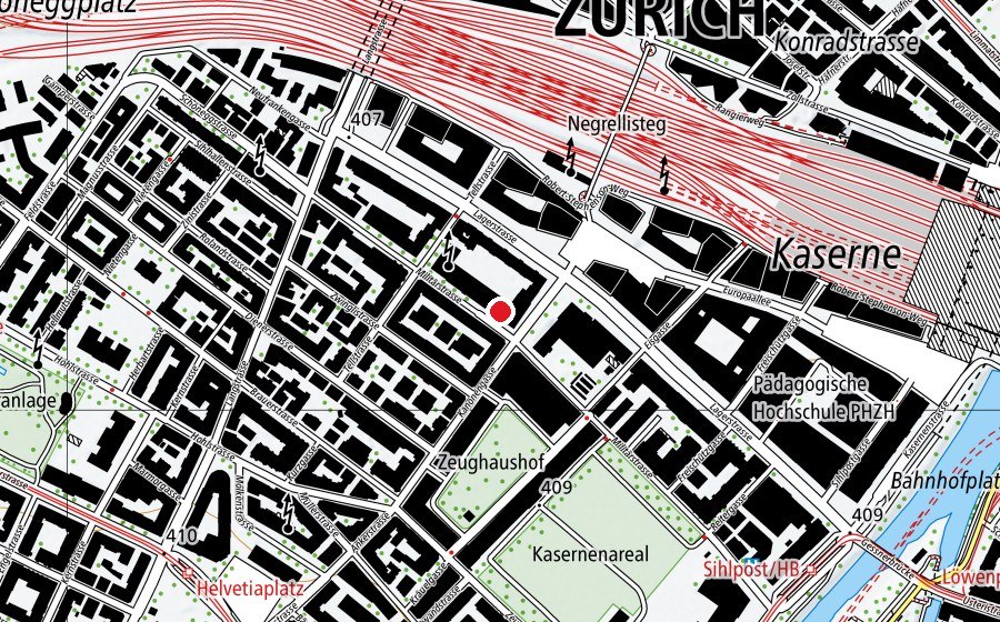 Mappa con la posizione di BERIT-EXBIT-Schule (Scuola)
