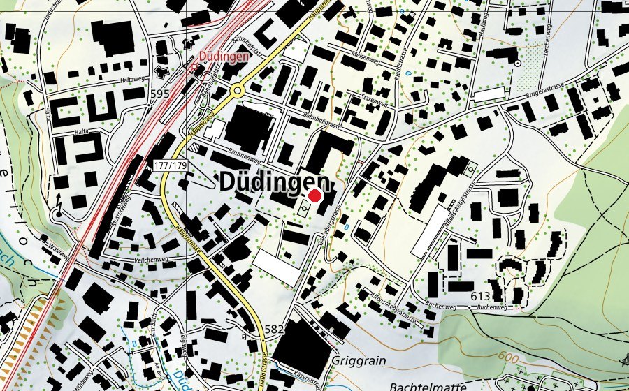 Mappa con la posizione di Brunnenhof (Scuola)