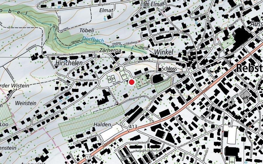 Mappa con la posizione di Burggut (Scuola)