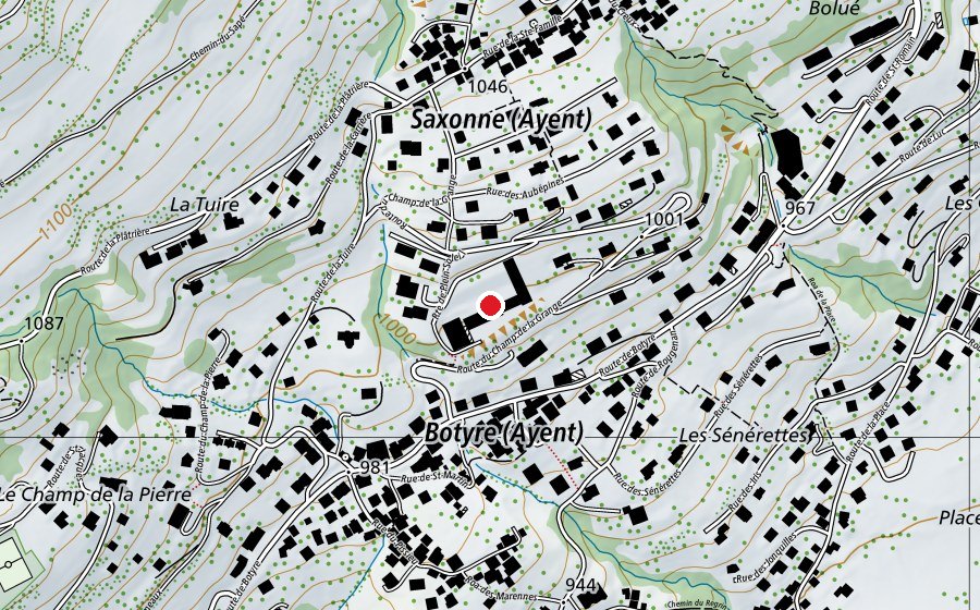 Mappa con la posizione di Centre scolaire de Botyre (Scuola)