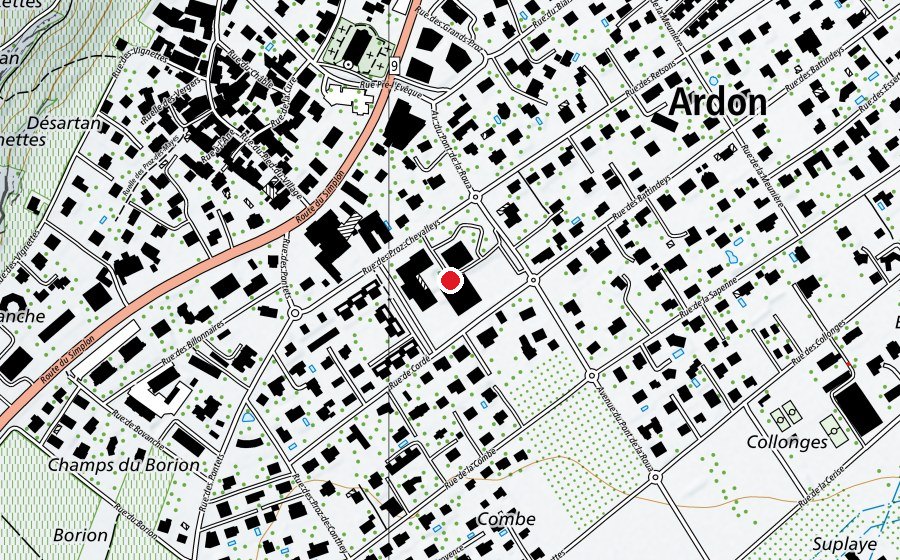 Mappa con la posizione di Centre scolaire de Cordé (Scuola)