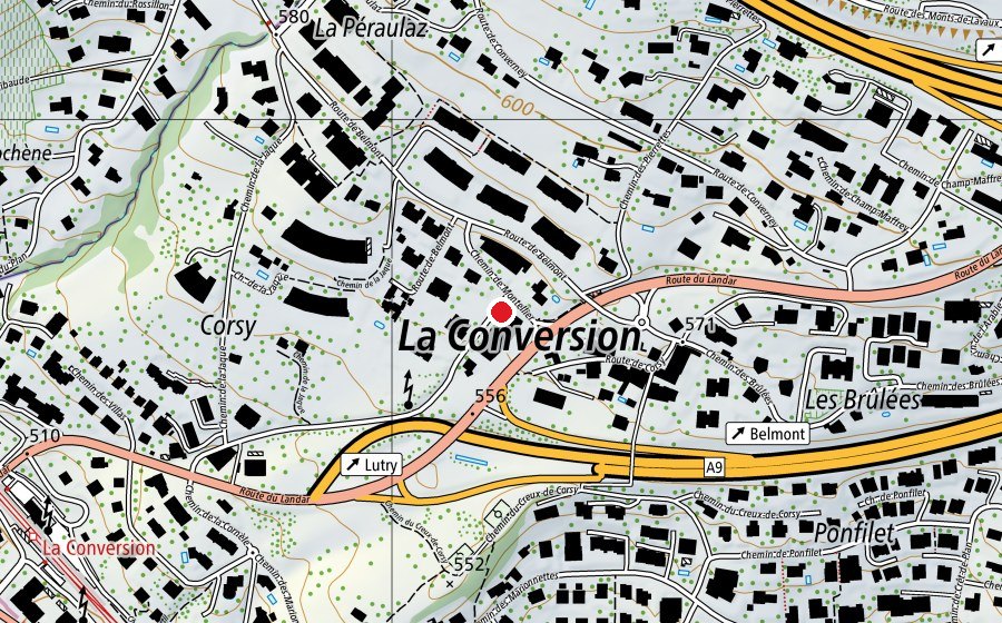 Carte indiquant l’emplacement de Centre scolaire et culturel de Corsy (École)