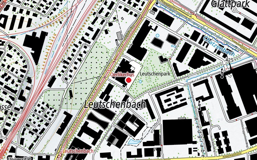 Carte indiquant l’emplacement de CESMA (École)