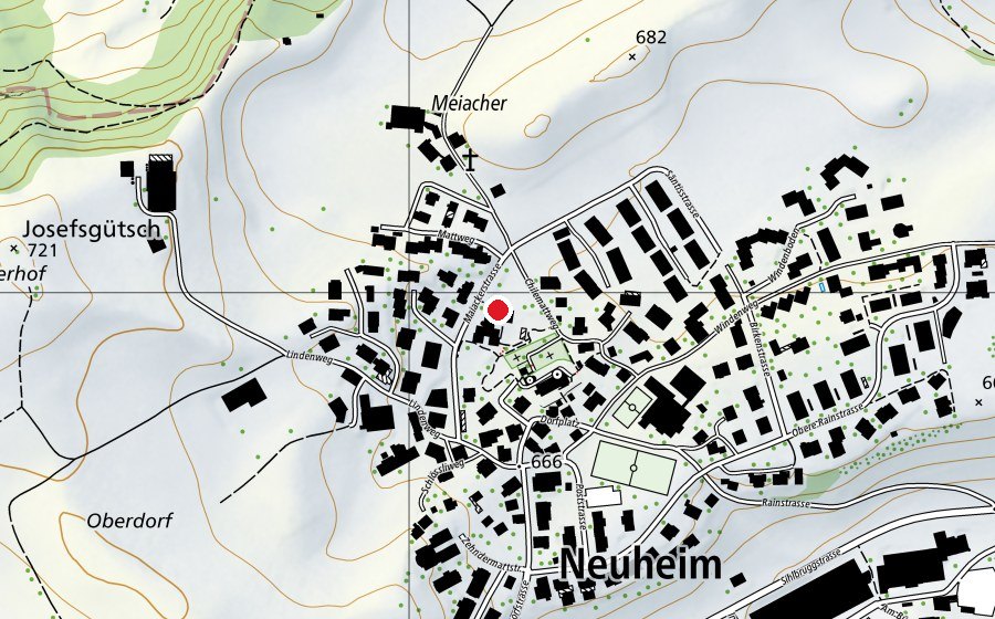 Carte indiquant l’emplacement de Chilematt (École)