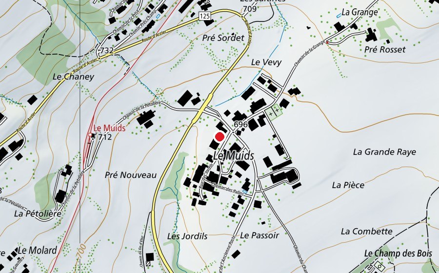Mappa con la posizione di Collège (Scuola)