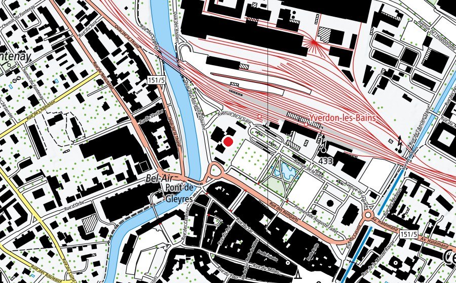 Mappa con la posizione di Collège de la Place d'Armes (Scuola)