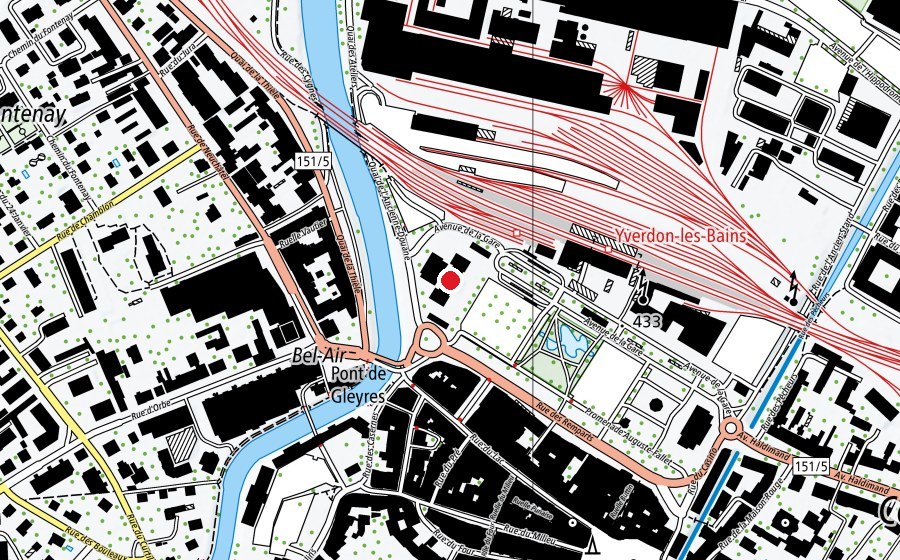 Mappa con la posizione di Collège de la Place d’Armes (Scuola)