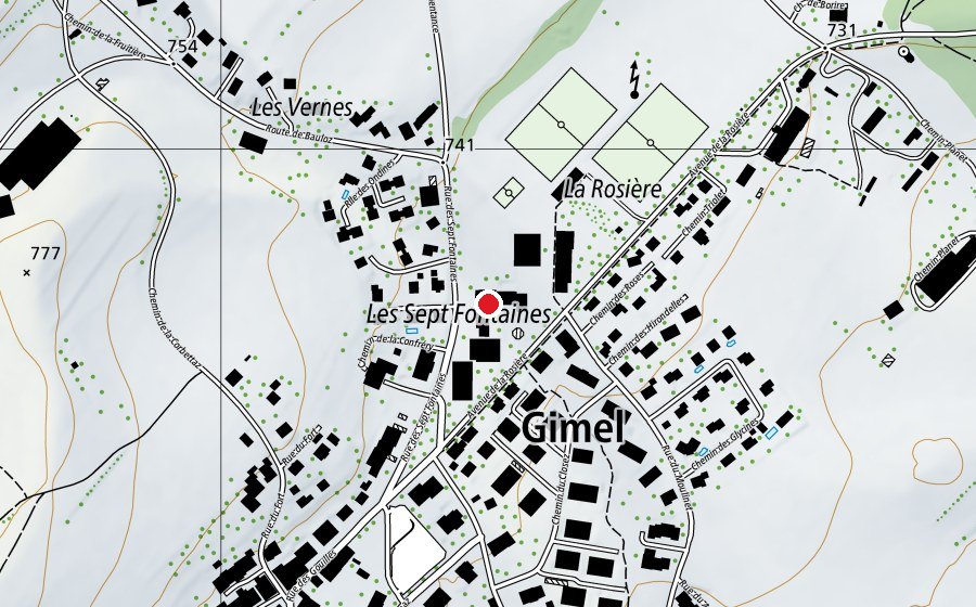 Carte indiquant l’emplacement de Collège du Marais (École)