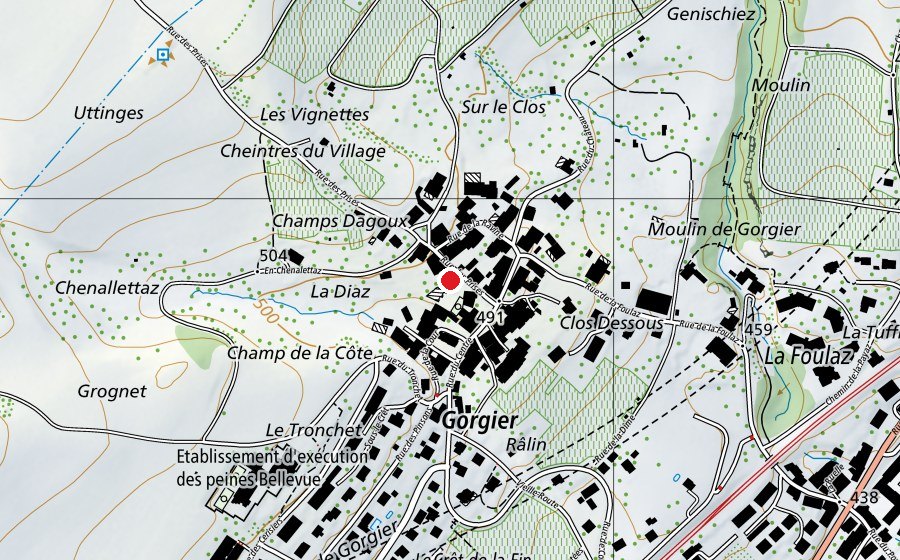 Mappa con la posizione di Collège du Point Virgule (Scuola)
