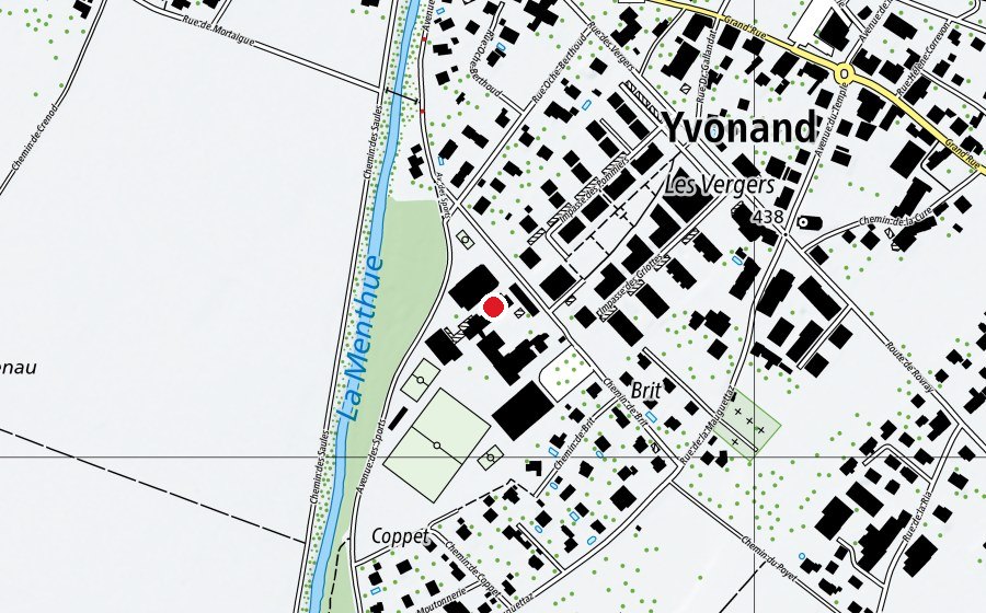 Carte indiquant l’emplacement de Collège en Brit (École)