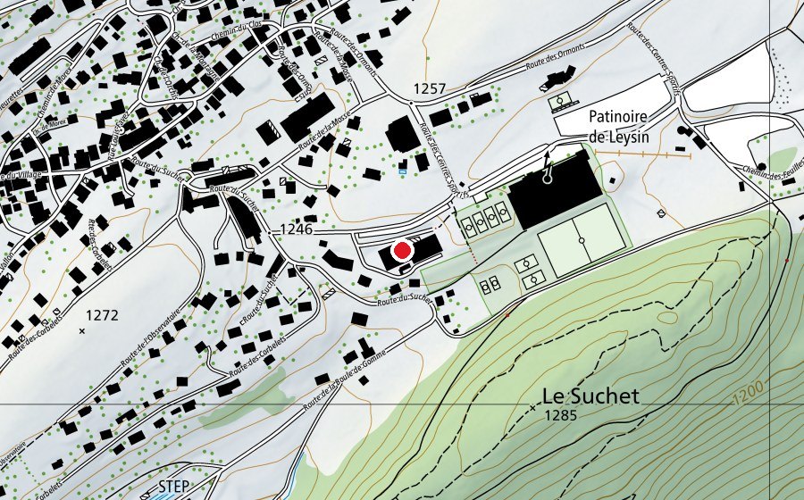 Mappa con la posizione di Collège Le Suchet (Scuola)