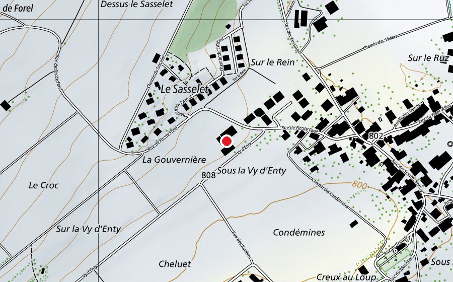 Mappa con la posizione di Collège (Scuola)