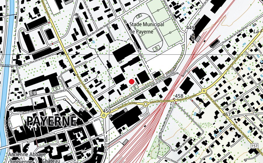 Carte indiquant l’emplacement de Collèges de La Promenade (École)