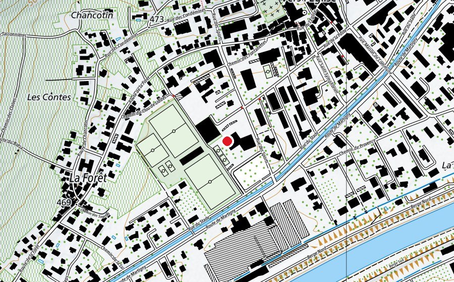 Mappa con la posizione di Cycle d'Orientation Fully-Saxon (Scuola)