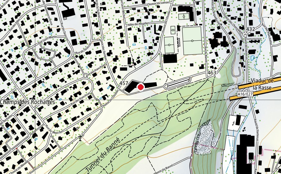 Mappa con la posizione di École de l'Oiselier (Scuola)