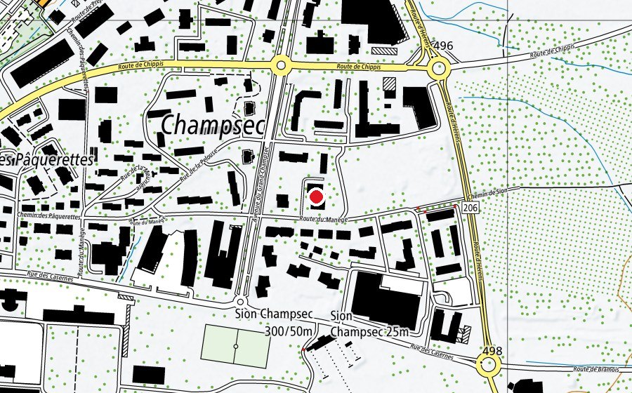 Carte indiquant l’emplacement de École de la Bruyère (École)