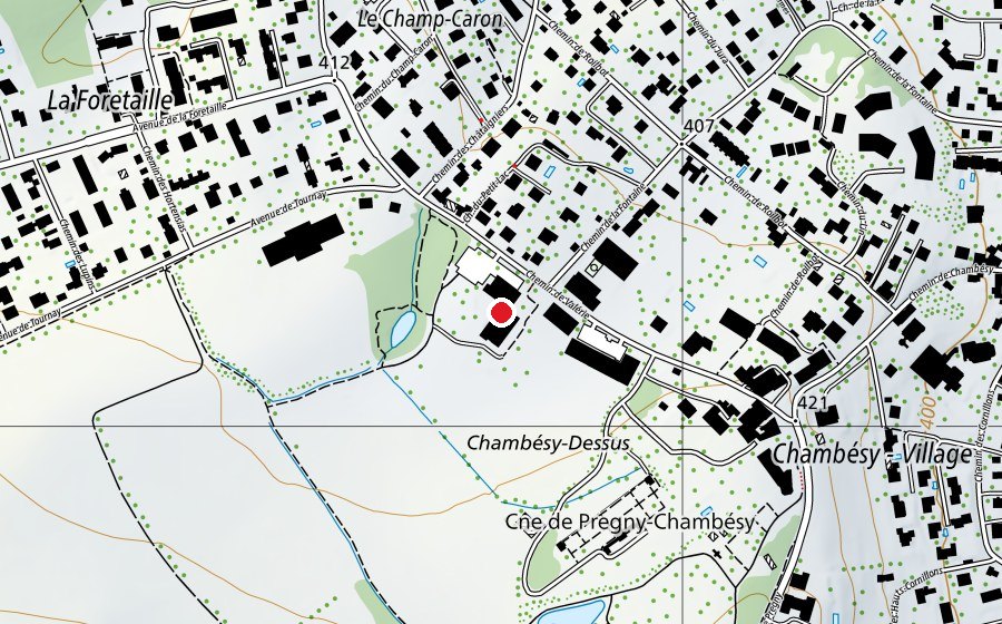 Mappa con la posizione di École de Valérie (Scuola)