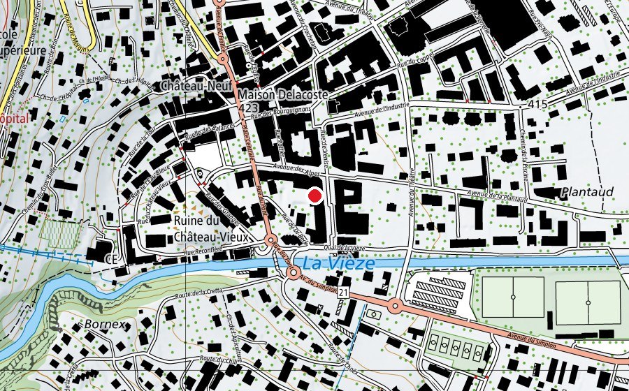 Mappa con la posizione di Ecole Dr. Beck (Scuola)