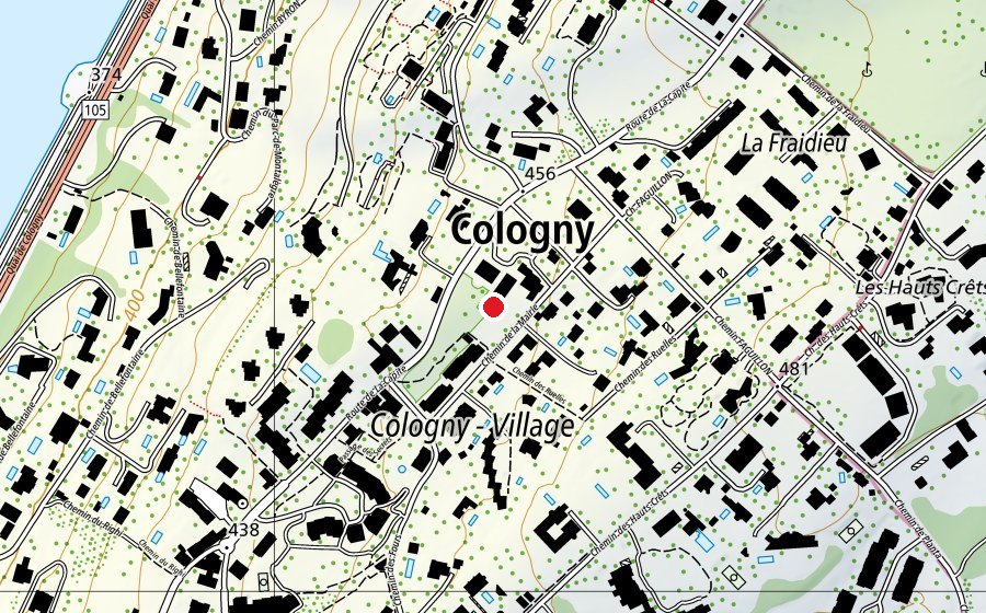 Map showing the location of École du Gerdil (School)