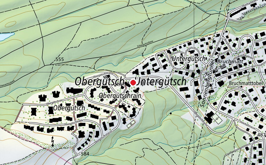 Map showing the location of École française (School)