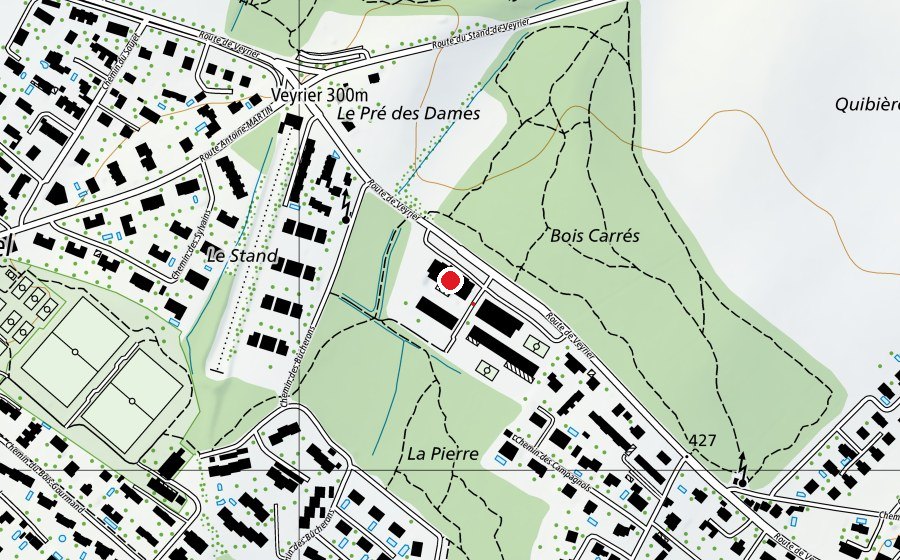 Karte mit dem Standort von École GIRSA (Schule)