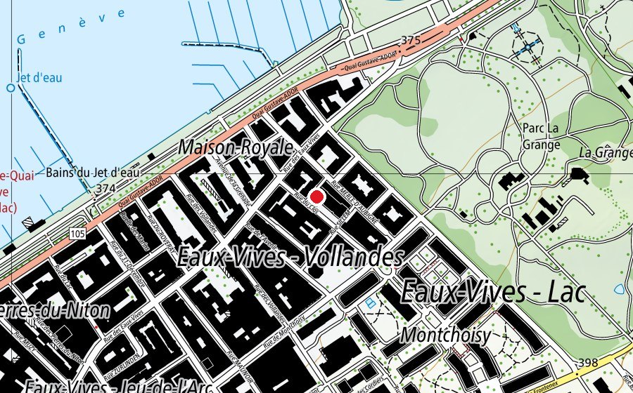 Mappa con la posizione di Ecole moderne pédagogie Freinet (Scuola)