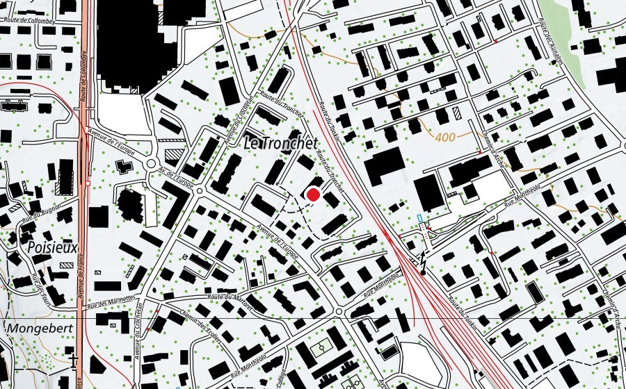 Carte indiquant l’emplacement de Ecole Nemesis (École)